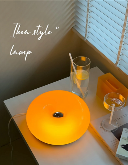 Nordic Donut Wall Lamp Bauhaus Touch Dimming Bedroom Light