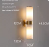 Marble Lamp Spanish Marble Solid Copper Wall Sconce