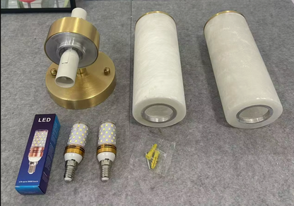 Marble Lamp Spanish Marble Solid Copper Wall Sconce