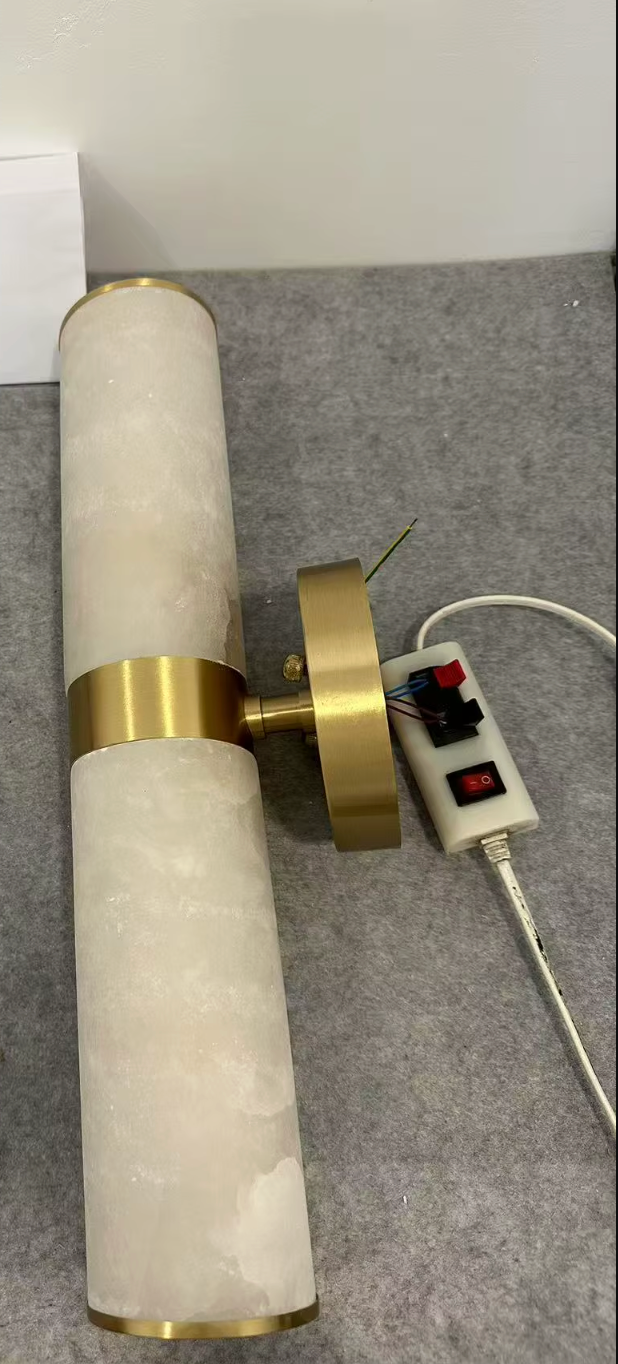 Marble Lamp Spanish Marble Solid Copper Wall Sconce