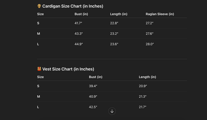 Women Cashmere Wool Cardigan and Knitted Vest Set