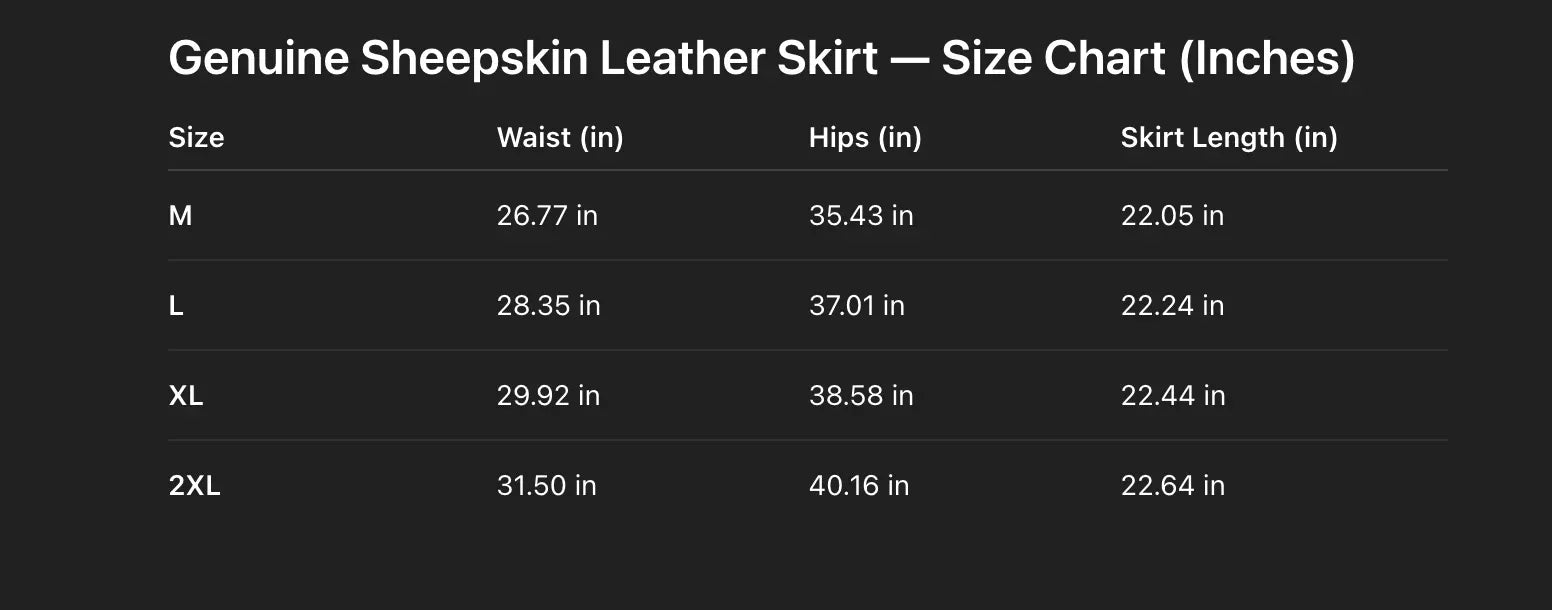 Women’s High Waisted Real Suede Skirt