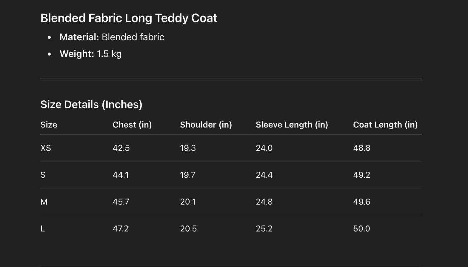 Women's extra long lambswool fleece lapel coat