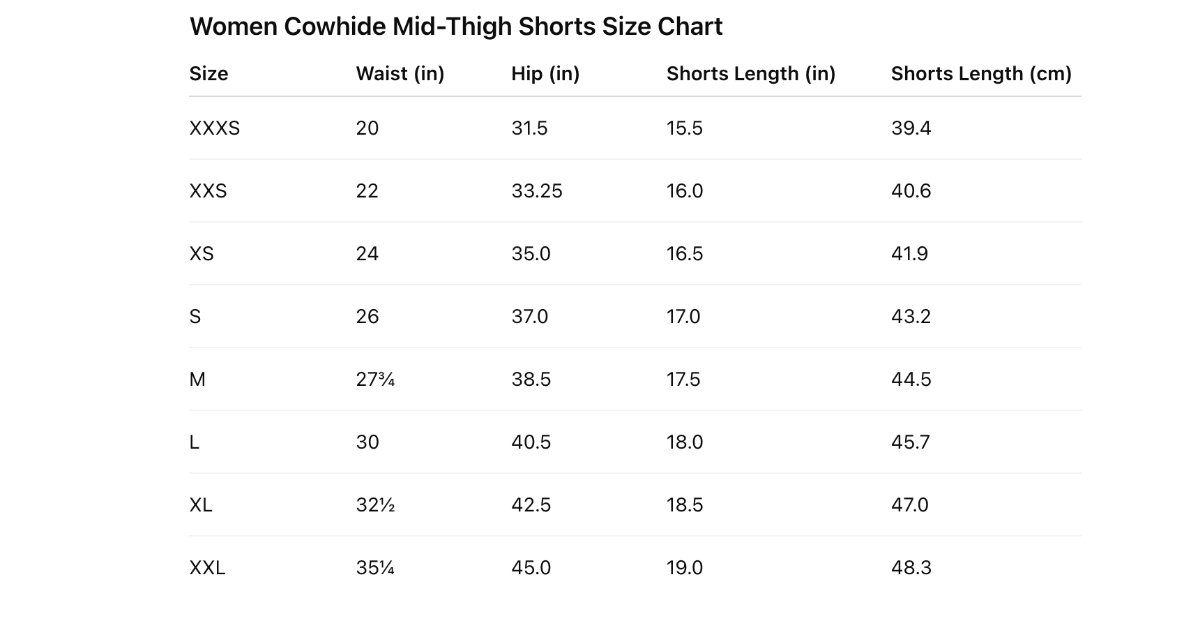 Women brown white hair on cowhide shorts