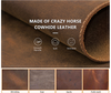 Retro Leather Desk Mat for Laptop and Office Desk