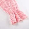 Pink Ruffle Maxi Dress with Wrap Front