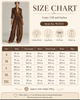 Women’s Two Piece Belted Wide Leg Pant Set