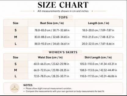 Women’s Three Piece Swimsuit Set with Long Skirt