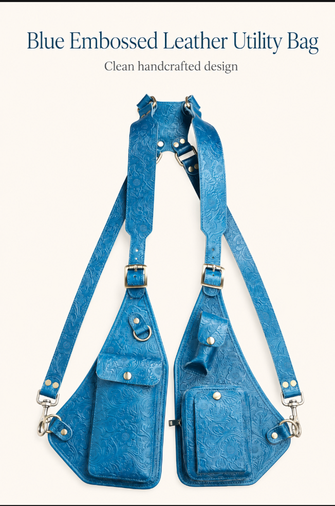 Genuine Leather Shoulder Holster Bag for Men