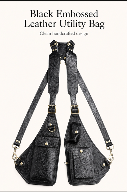 Genuine Leather Shoulder Holster Bag for Men