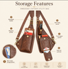 Genuine Leather Shoulder Holster Bag for Men