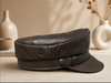 Men’s Genuine Leather Captain Hat in Cowhide