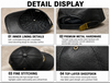 Men’s Genuine Leather Baseball Cap with Five Star Badge