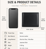 Men’s Genuine Leather Wallet with Coin Pocket and RFID Protection