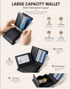 Men’s Genuine Leather Wallet with Coin Pocket and RFID Protection