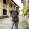 Brown Men’s Leather Waist Bag with Multi Pocket Storage