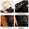 Braided Real Leather Belt For Women