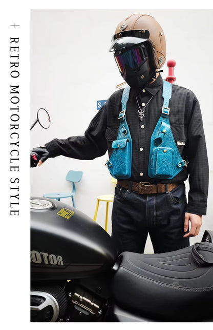 Genuine Leather Shoulder Holster Bag for Men