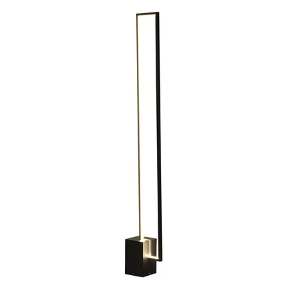 Minimalist Black Geometric Floor Lamp for Bedroom