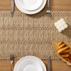 Burlap Macrame Jute Small Runner for Fall, Spring, Christmas & Easter