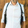 PU Leather Underarm Holster Wallet Medieval Chest Rig