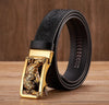 Tiger Buckle Genuine Leather Belt for Men