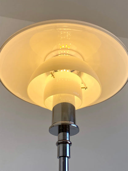 Mushroom Glass Bedside Light with Button Switch