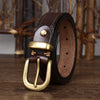 Genuine Leather Women’s Cincher Buckle Belt