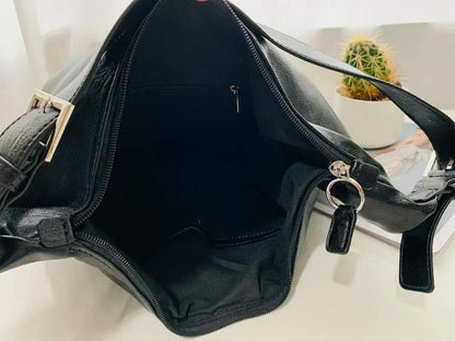 Leather Tote Shoulder Purse for Women Zipper Bag