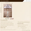 European fabric princess bedside table lamp