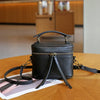 Women’s Leather Box Crossbody Bag with Top Handle 3