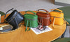 Women’s Leather Box Crossbody Bag with Top Handle