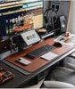 Leather desk mat with magnetic writing surface 2