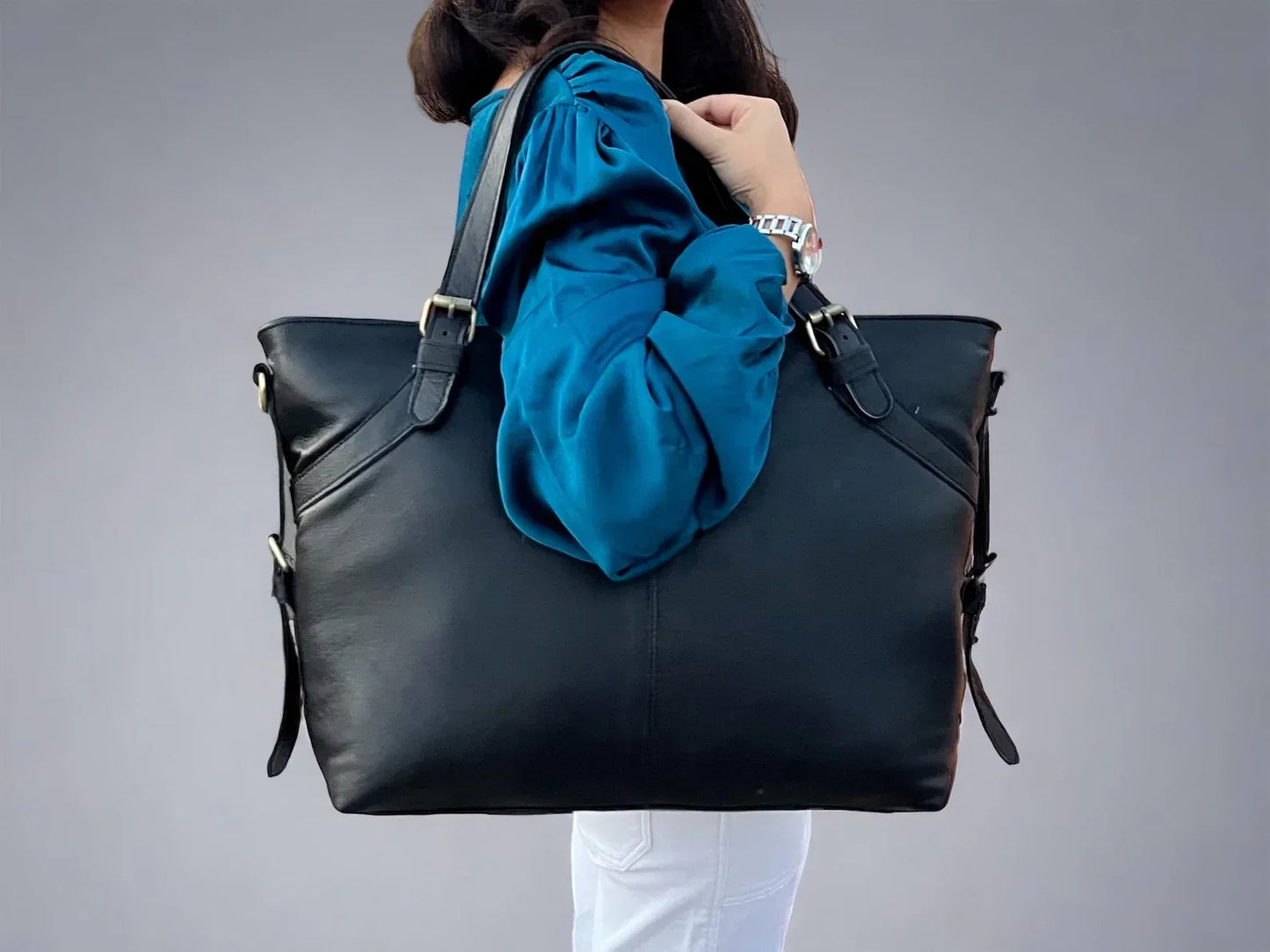 Soft Leather Shoulder Bag for Women Lightweight Carry