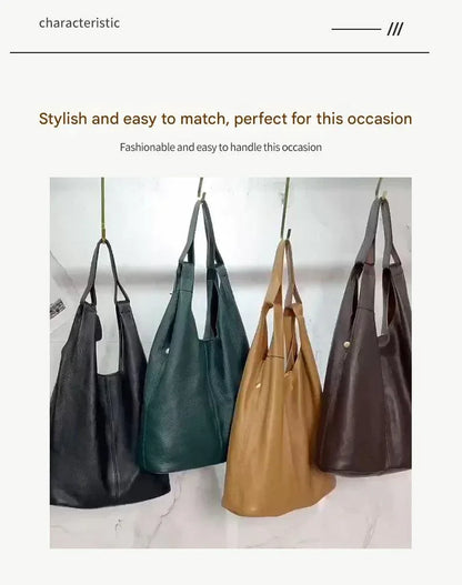 Women’s Soft Leather Hobo Shoulder Bag