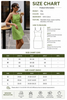 Green Square Neck Spaghetti Strap Mini Dress with Open Sides