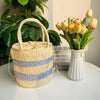 Beach Handbag Straw Purse Stylish Trending Drawstring