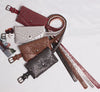Studded punk pu leather waist phone bag