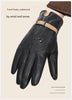 Women leather gloves for winter