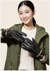 Women leather gloves for winter