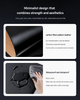 Waterproof carbon fiber desk mat offers an easy-clean surface for busy gaming, study and office desk environments.