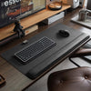 Leather desk mat with magnetic writing surface 3
