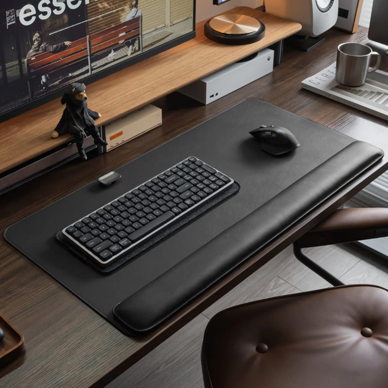 Leather desk mat with magnetic writing surface 3