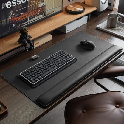 Leather desk mat with magnetic writing surface 3