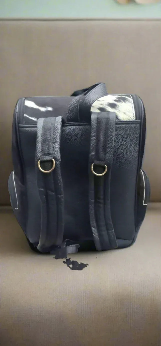 Hair On Cowhide Diaper Backpack
