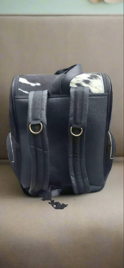 Hair On Cowhide Diaper Backpack