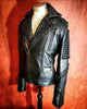 studded leather jacket with spikes