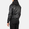 Men's Real Leather Jacket With Hoodie