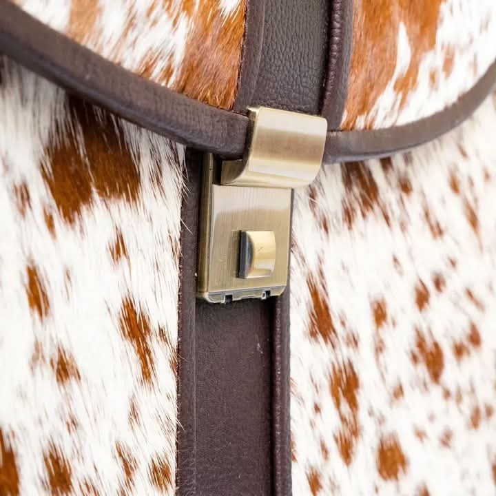 Western Cowhide Briefcase Bag Purse