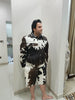 Men Cowhide Jacket And Shorts